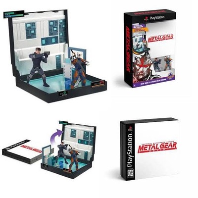 Console Heroes PlayStation Metal Gear Solid Snake v Cyborg Ninja Diorama IN HAND