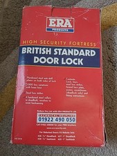 ERA FORTRESS 5 LEVER DEADLOCK HIGH SECURITY SATIN 261-51A 2 KEYS