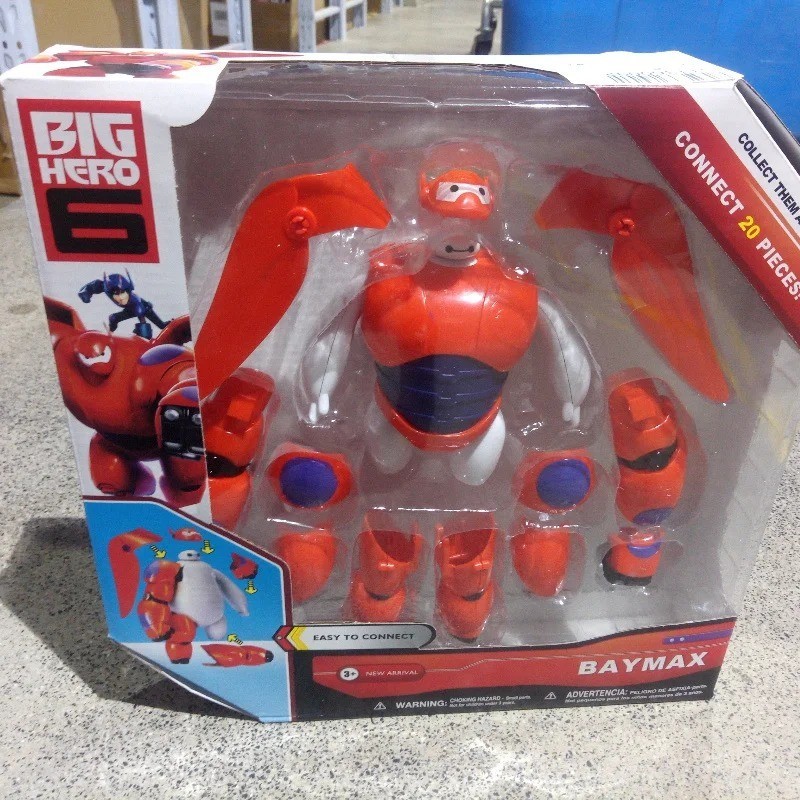 Big Hero 6 Baymax Armor-Up Action Figure Toy Model 16cm Robot Gift