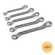 KTC Box Wrench Set TM5S05 Short Offset 5pcs 45x6° Metric