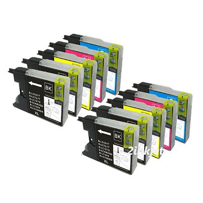 10pk LC75 LC-75 Ink Cartridges for LC71 MFC-J280W MFC-J425W MFC-J430W MFC-J435W