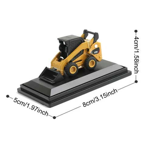 1/160 Alloy DieCast Mini Model Mixer Concrete Truck Excavator Loader Tractor - Picture 3 of 8