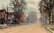 Whiteboro New York Main Street Business Section Vintage Postcard AA63525
