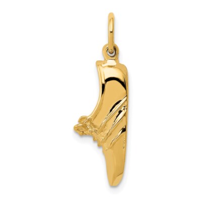 14k Gelbgold Joggingschuh Anhänger
