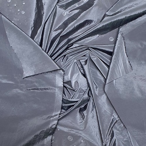 Metallic Iridescent DWR Waterproof 30d Ripstop Fabric Outdoor Jacket Jumper 52"W - Picture 521 of 783