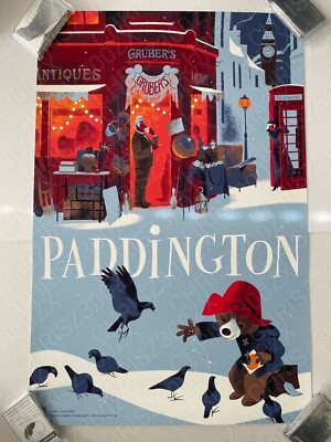 Paddington Bear Film Movie Variant Poster Print Art Hahnemuhle 300g 24x36 Mondo
