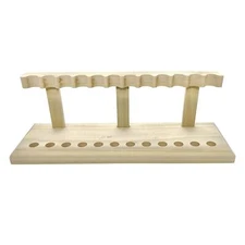 Pen Kit Mall - Poplar - Red Oak  Pen Stand Displays  (6, 12, 16 Slots) Sanded
