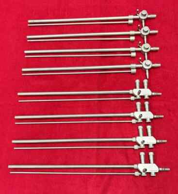 Laparoscopic Suction Cannula Thumb-Type/Trumpet-Type 10-5mm SS Best Quality-8pc