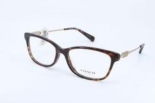 Coach HC6163F Dark Tortoise Cat Eye Women Full Rim 64-17-140 Eyeglasses Frames