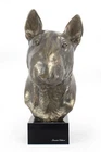 Bull Terrier big head on marble Art-Dog