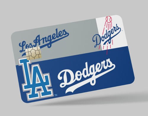 LOS ANGELES, DODGERS , 2 pc credit card skin & DEBIT CARD,TROLLEY & GYM - Picture 5 of 19