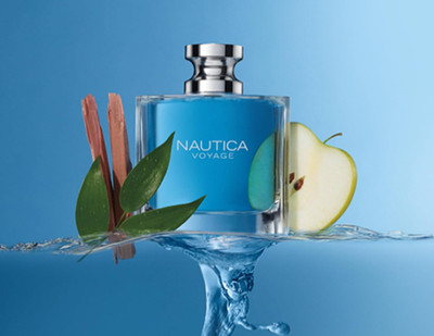 Nautica Voyage EDT   3.3 fl oz, Apple, Cedarwood, Mimosa, Men's, Travel-Ready
