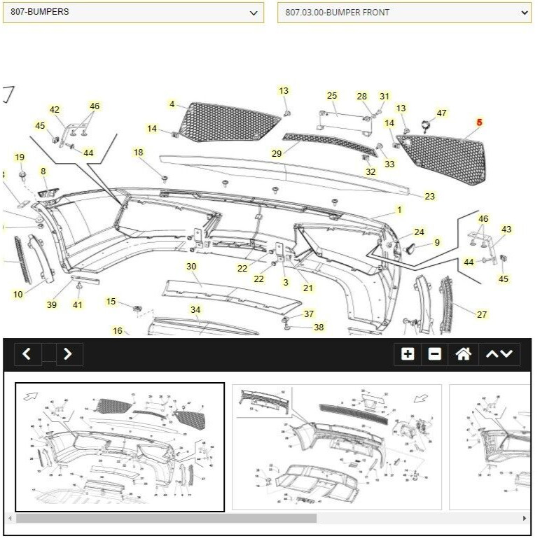 LAMBORGHINI GALLARDO GRILLE 