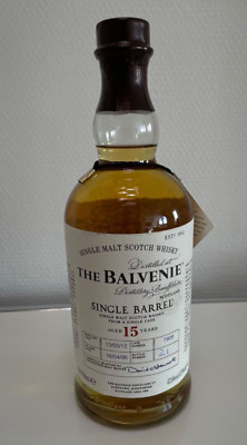 The Balvenie 15 Jahre SINGLE CASK 2012 Cask 7908 Bottle Number 21/350 47,8%