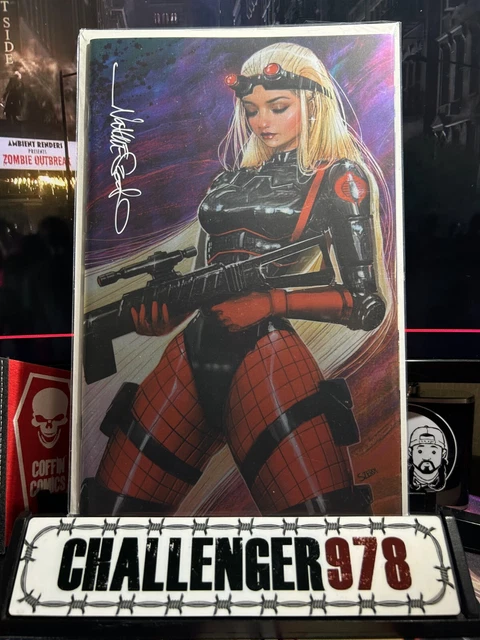 GI JOE #1 SZERDY SIGNED FOIL VIRGIN w/ COA
