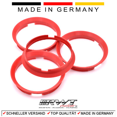 4 Zentrierringe 76,0 x 72,6 BMW Alutec Rial Anzio etc. (WS#20)  WARENSENDUNG 