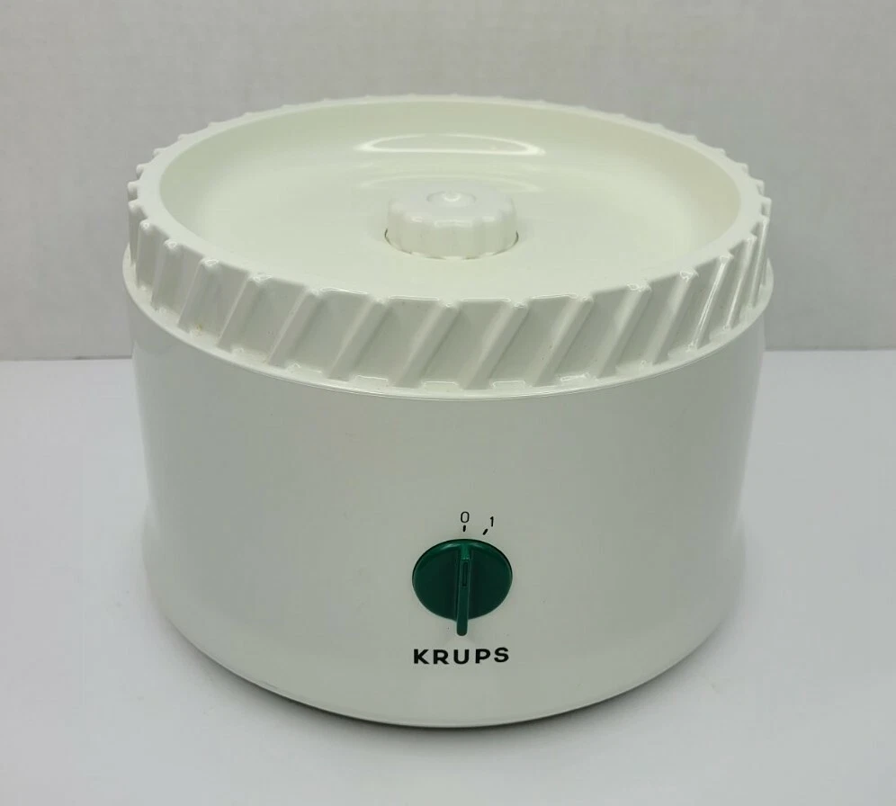 KRUPS La Glaciere 1 quart ICE CREAM MAKER Model 337 Made ITALY - BASE UNIT ONLY!