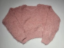 Women Long Sleeve Sweater Warm Fuzzy Jumper Pullover Crew Neck Casual  Tops