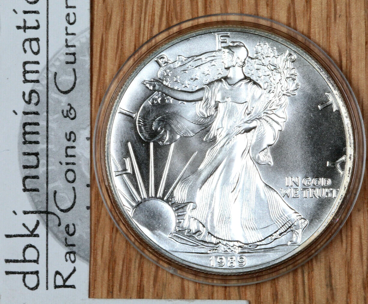 American Eagle Uncertified 1989 Silver Bullion Coins for sale | eBay
