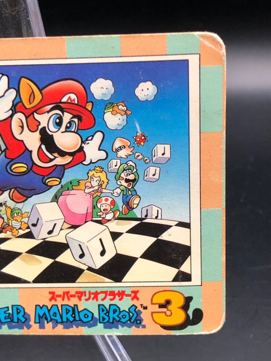 koopalings Mario bros 3 Card 1988 Nintendo Japan Japanese vintage