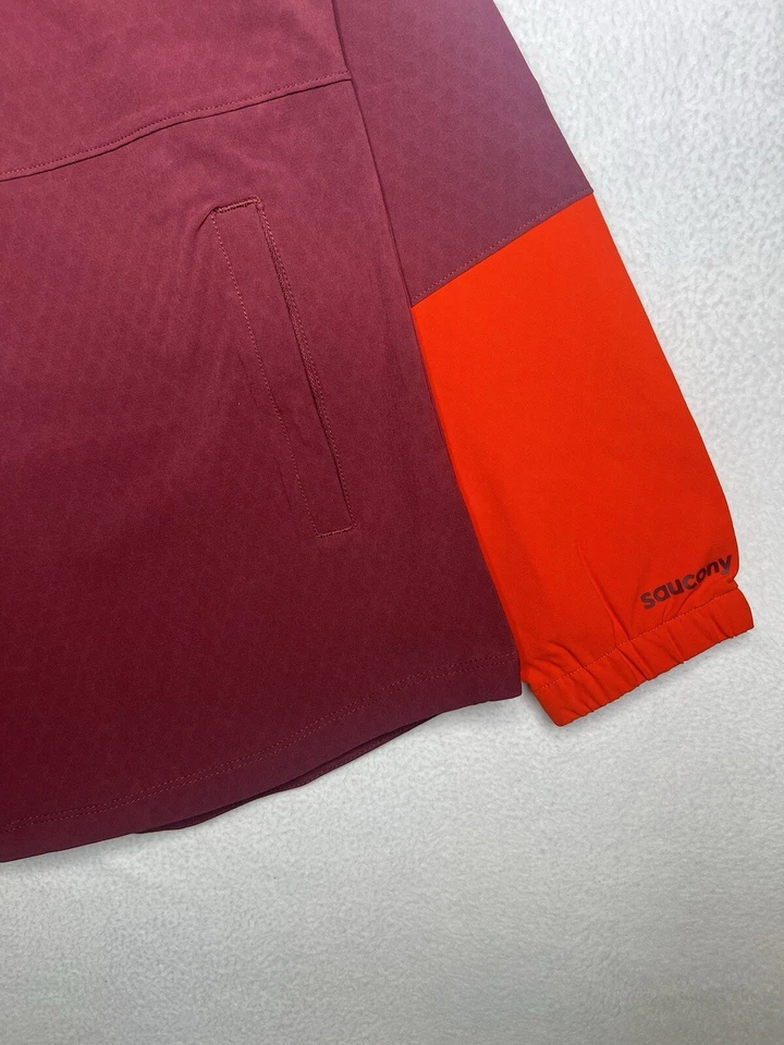 Saucony Jacket Women's XL Multi Color Bluster Jacket Running Full Zip NEW $130 - Image 4 of 4