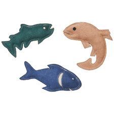  E54804 ETHICAL/SPOT Dura-Fused Leather Fish 7,1 Pack of 1 Piece