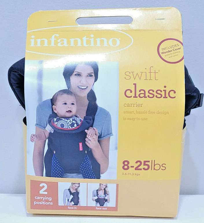 NEW Infantino Swift Classic Carrier 200-429R 8-25 Lb Adjustable