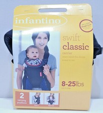 NEW Infantino Swift Classic Carrier 200-429R 8-25 Lb 2 Adjustable Positions Bib