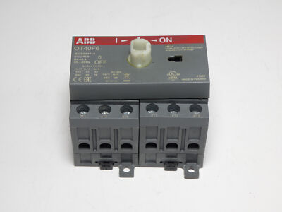 ABB OT40F6 Disconnect Switch 600VAC 40A 6P
