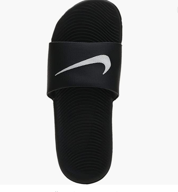 Nike Kids Kawa Slides Size 11c Black 
