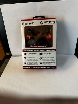 Sentry Industries BTLT1 Light Up Tws Earbuds With Charging Case
