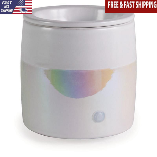 Iridescent Wax Melt Warmer Electric Scented Wax Heater Home Fragrance Decor New