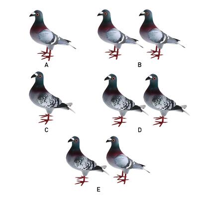 Simulationsschaum Taube Modell Party Gefälligkeiten Ostergeschenke Kunstschaum Vogel