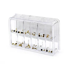 60pcs Multi Sizes Dial Feet Stickers Watch Movement Repair Watch Spare Parts C