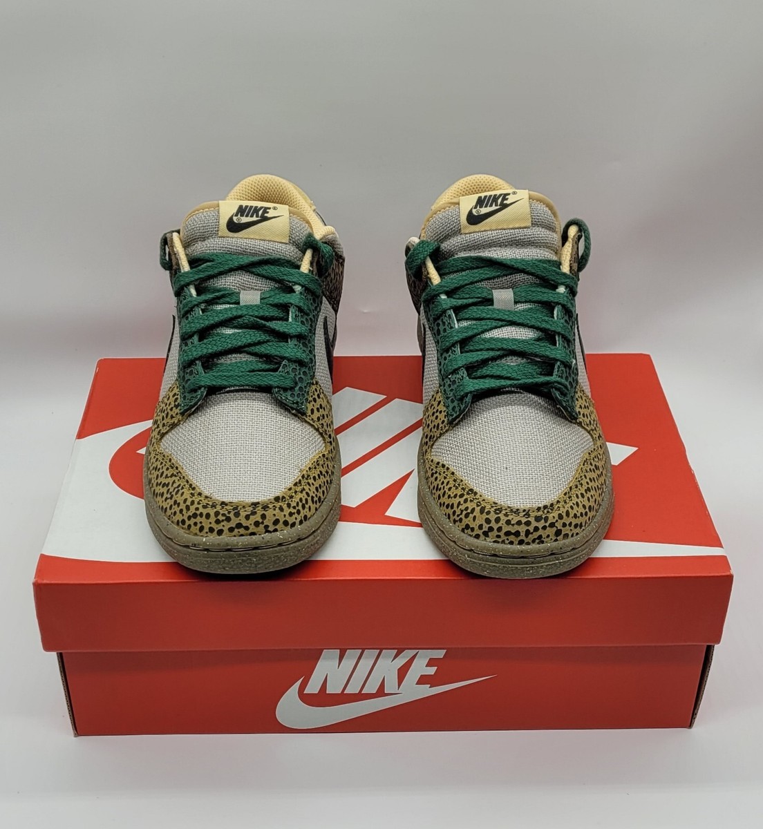 Nike Dunk Low \'Golden Moss\' Sneakers DX2654-200 Nike Dunk Low Safari Golden Moss Men main image 2