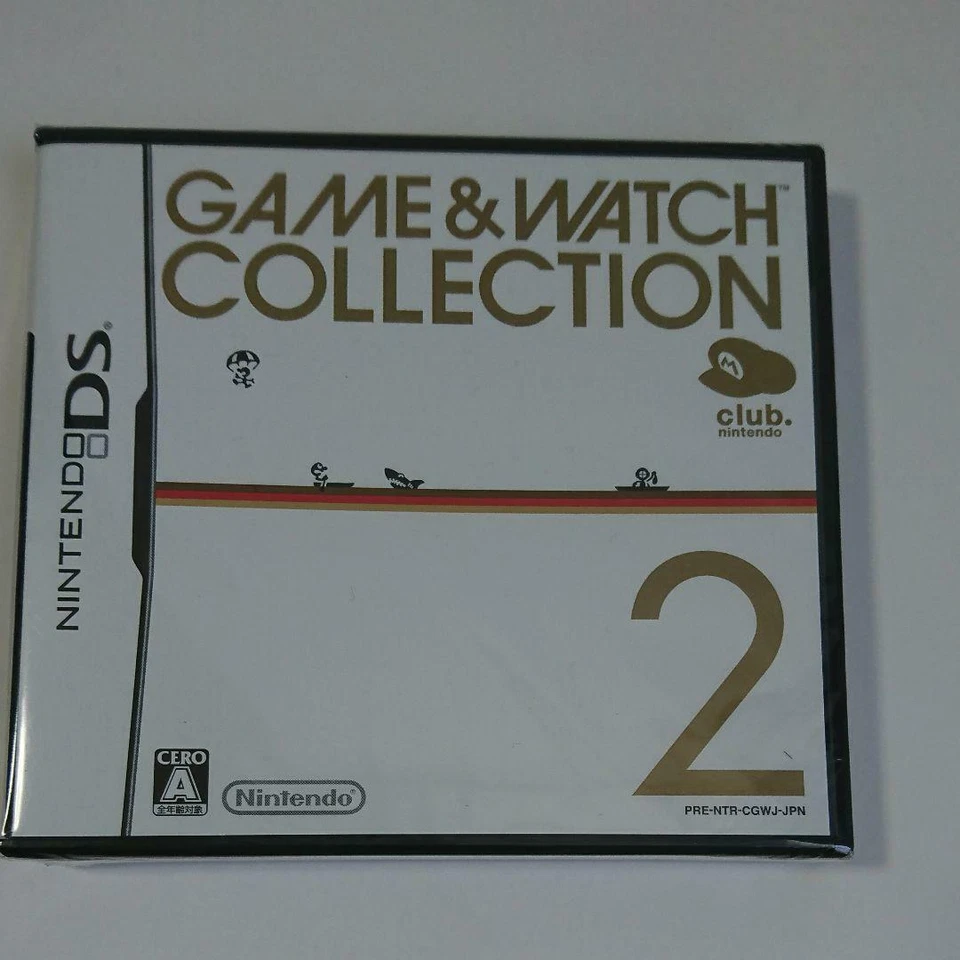 Nintendo DS Club Nintendo Limited Game & Watch Collection 1 & 2 set Japan NDS - Image 3 of 4