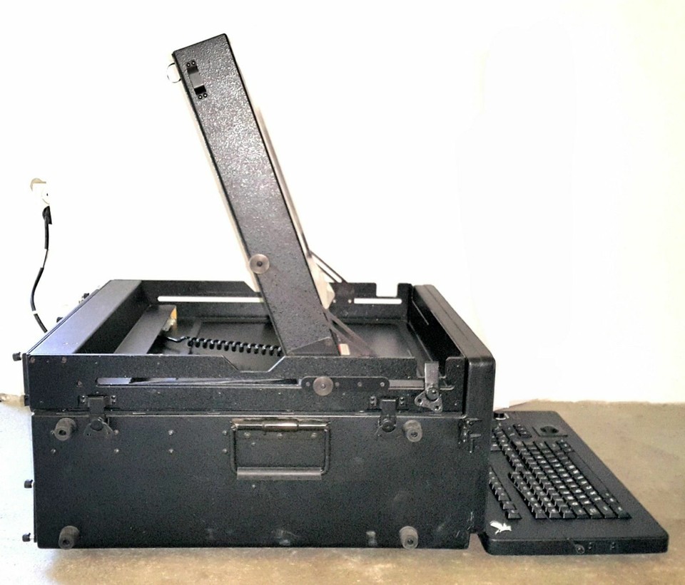 GENERAL DYNAMIC US ARMY MILITARY LAPTOP NOTEBOOK RUGGEDIZED PORTABLE ...