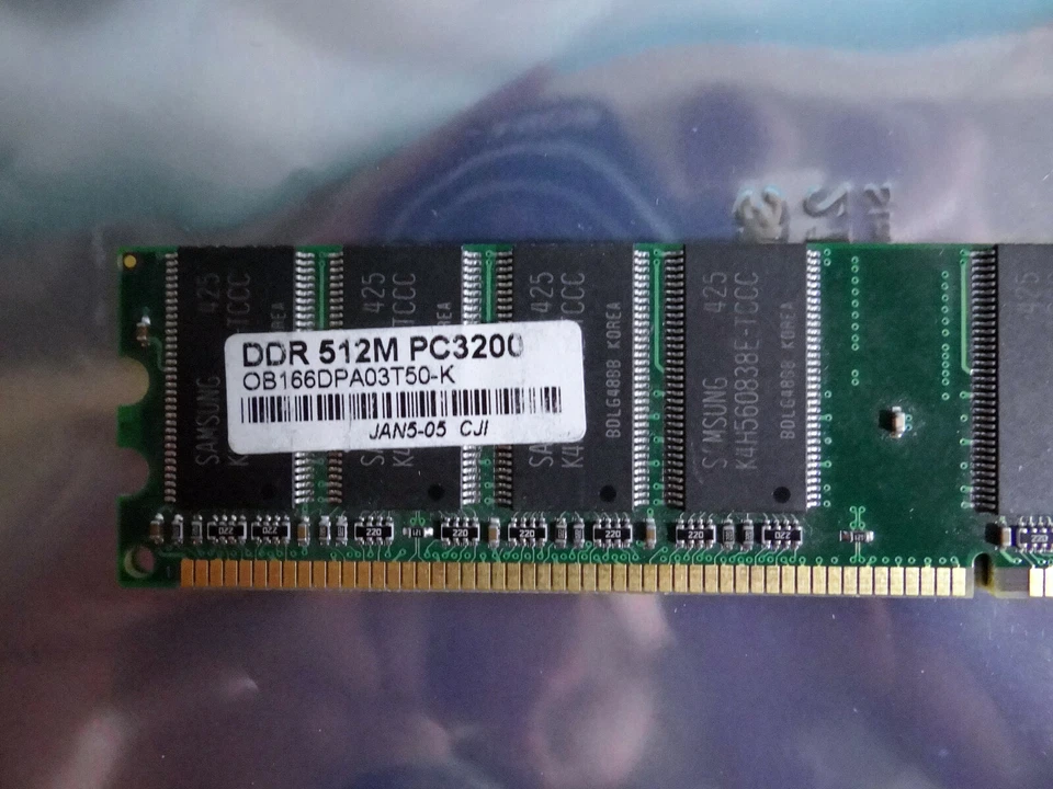 Nuimpact Samsung 512MB k4h560838e-tccc DDR PC3200 400Mhz Desktop Memory RAM - Image 3 of 4