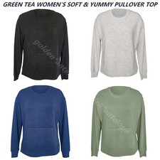 GREEN TEA SOFT AND YUMMY PULLOVER TOP SELECT COLOR  SIZE NEW