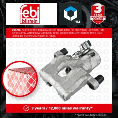 Brake Caliper fits FORD FOCUS Rear Left 04 to 12 1223706 1324305 1365653 2080516