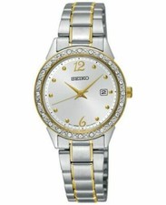 Seiko Women's SUR675 'Seiko Quartz' Two-Tone Stainless Steel Watch