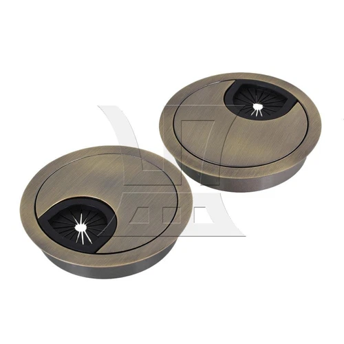 2xBronze Zinc Alloy Multi-function Antique Articles Parts Sewing Box 60mm