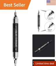 DIY Silver Liquid Chrome Paint Marker - Ultra Fine & Medium Point Precision