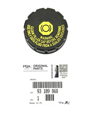 Original Opel Verschlussdeckel Bremsflüssigkeitsbehälter Meriva Astra - 93189060