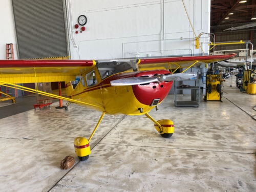 1948 CESSNA 140, THE NICEST ONE YOU WILL SEE, LEFT WINGTIP AND ELEVATOR DAMAGE