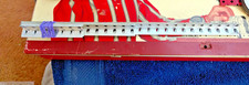 12 PC GREY ANGLE GIRDERS SET 4 A.C. GILBERT ERECTOR SET CADMIUM 50'S
