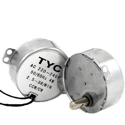 AC 220V Synchronous Motor 2.5 5 10 20 30 RPM CW / CCW Permanentmagnet Gearmotors