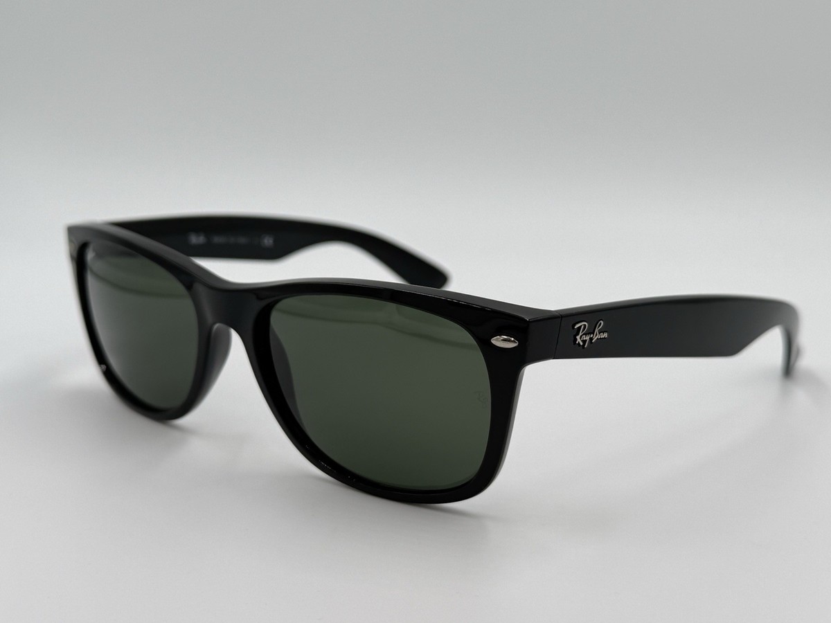 RAY BAN RB2132 901 58mm NEW WAYFARER Black; Green Classic G15