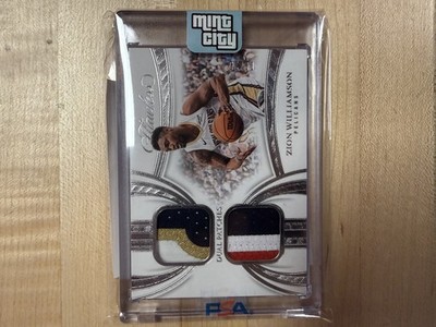 2024-25 Panini Flawless - Dual Patches Zion Williamson #DP-ZWL /25 (MEM)