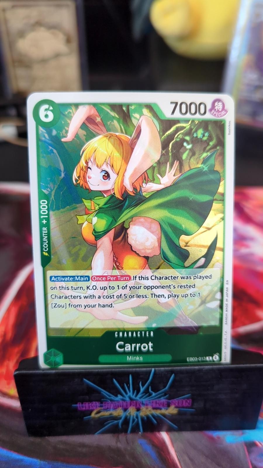 Carrot EB03-013 Rare Extra Booster: One Piece Heroines Edition One Piece NM